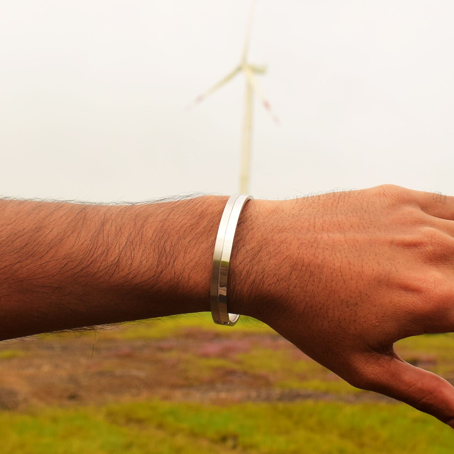 Men's Two-Tone Finish Cuff