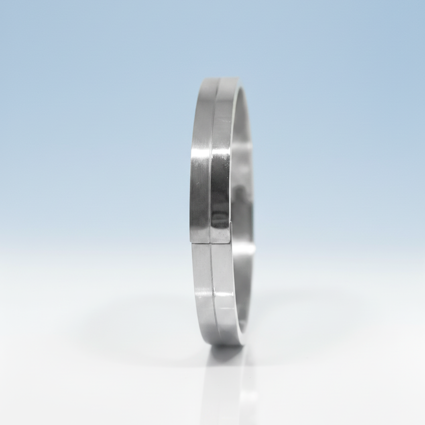 Men's Two-Tone Finish Cuff