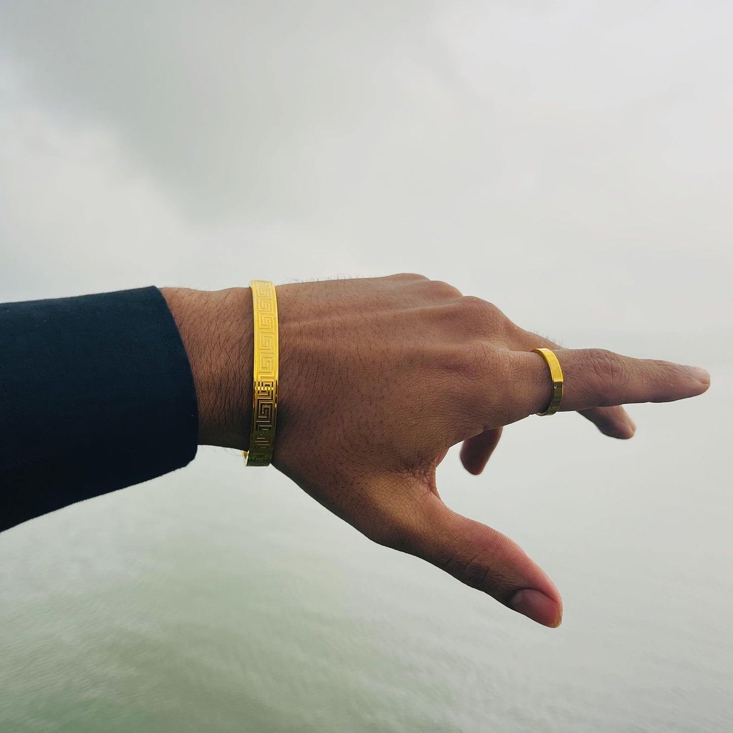 Men's Greek Key Bracelet